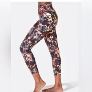 Sweaty Betty Super Sculpt Sustainable High-Waisted 7/8 Yoga Leggings-Small-ECU